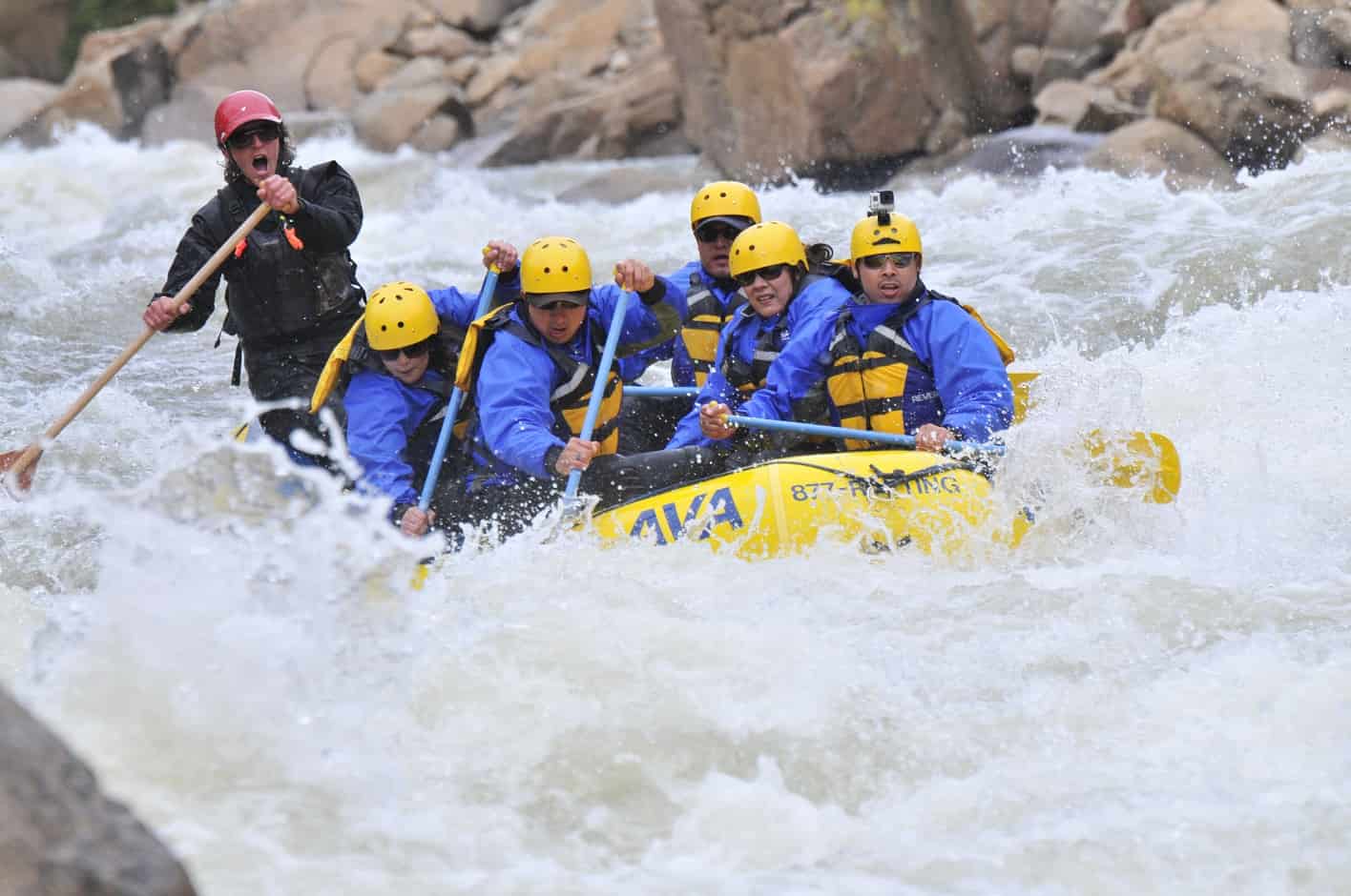 Rafting in August