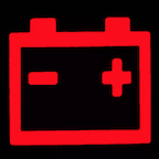 The red airbag warning light is shown.