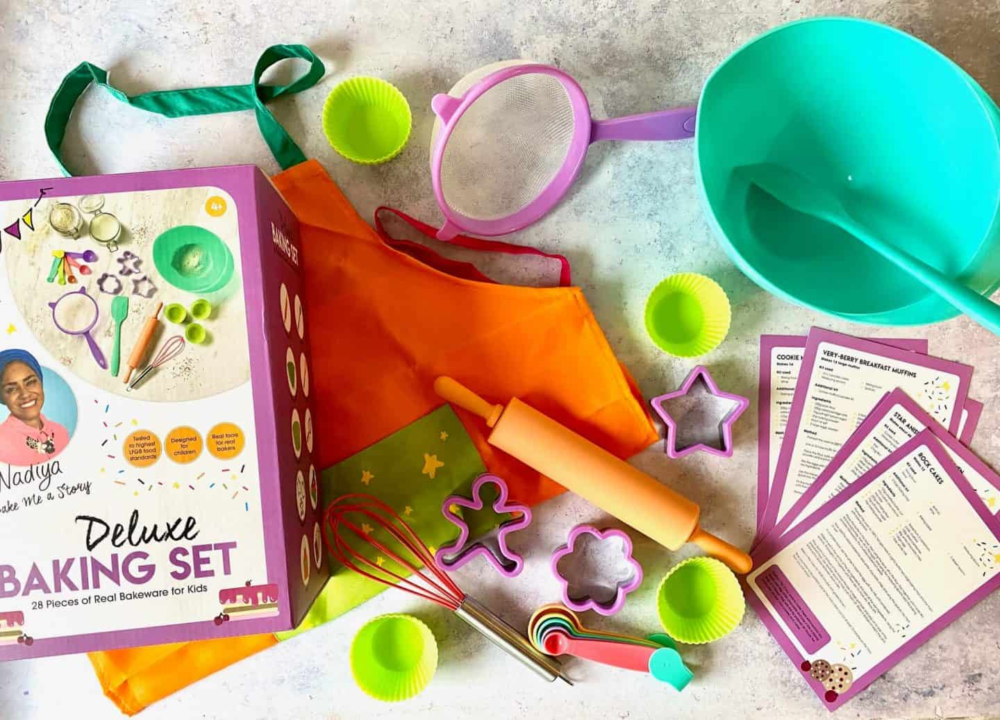 Nadiya's Bake Me a Story Deluxe Baking Set tools