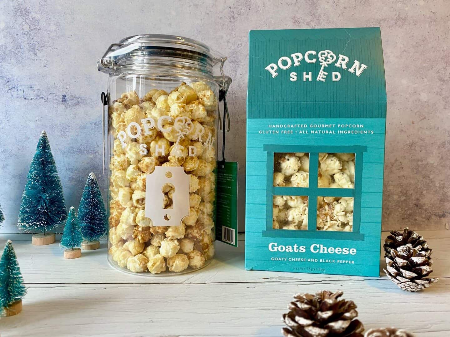 Butterly Nuts popcorn gift jar