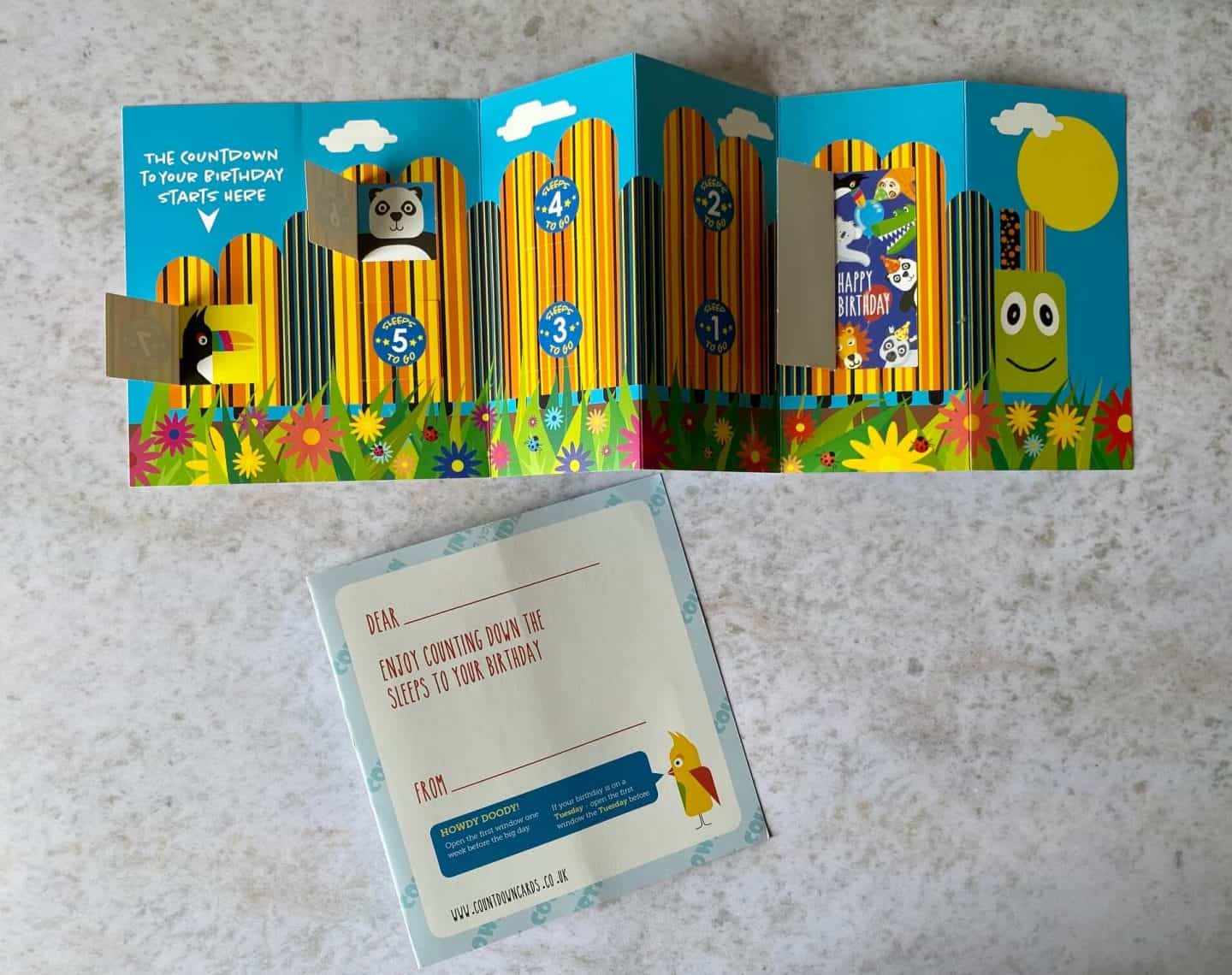 Countdown Cards