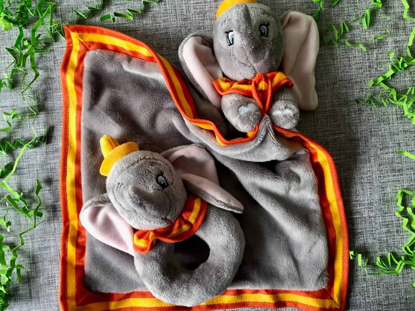 Disney Dumbo Baby ring rattle and comforter