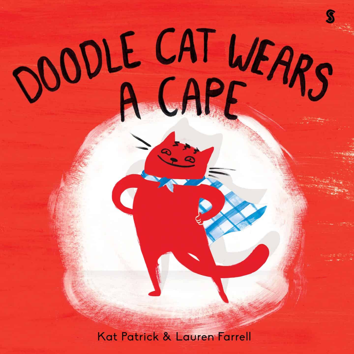 Doodle Cat Wears A Cape - book cover
