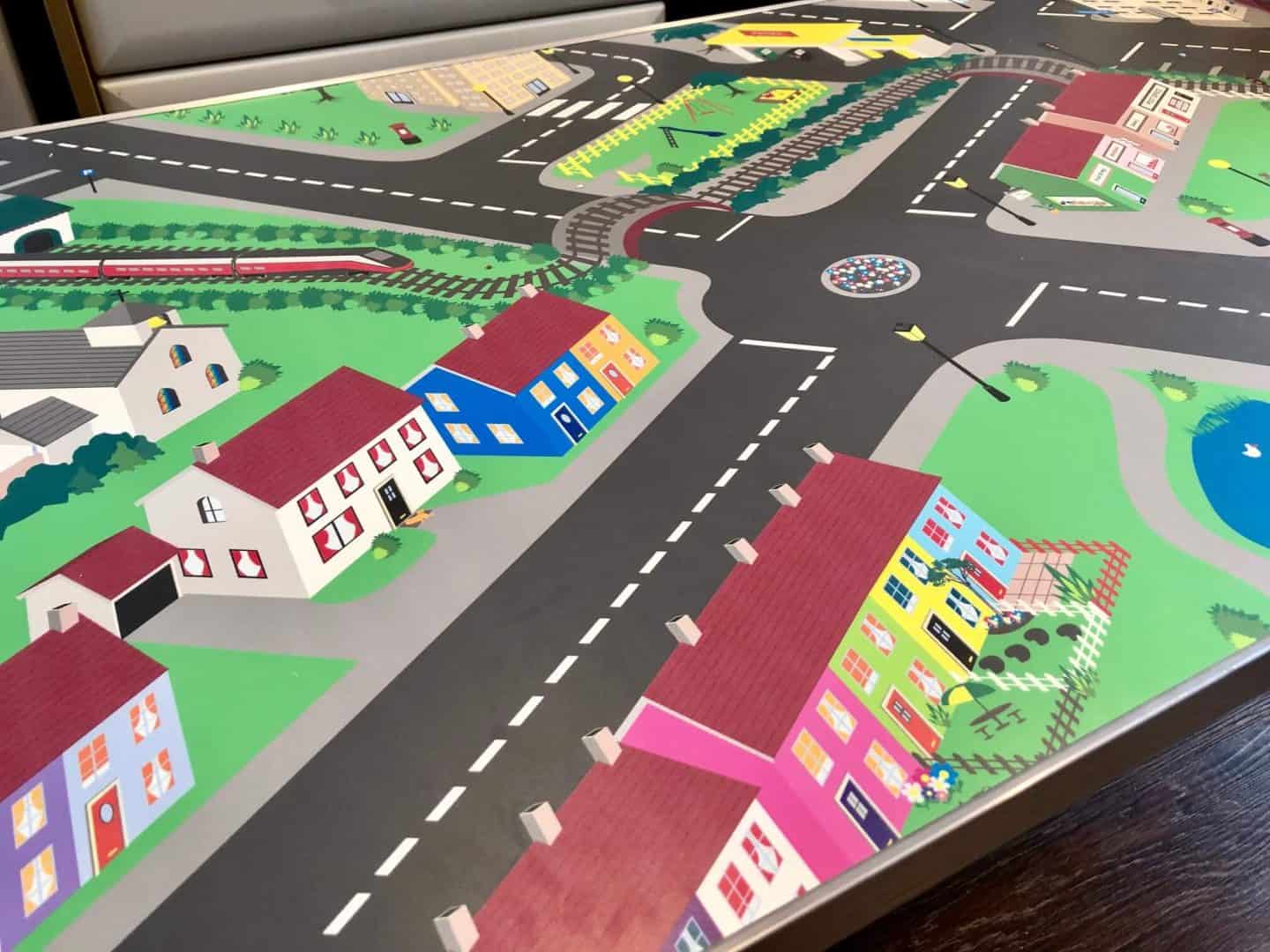 Town design on the activity table