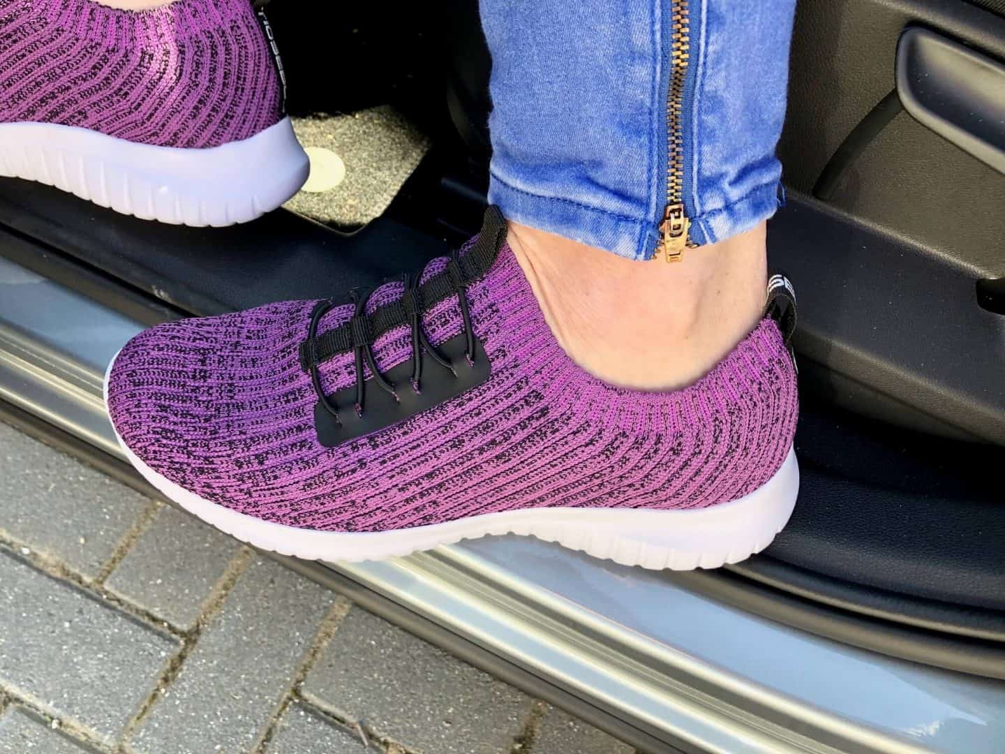ladies knitted trainers