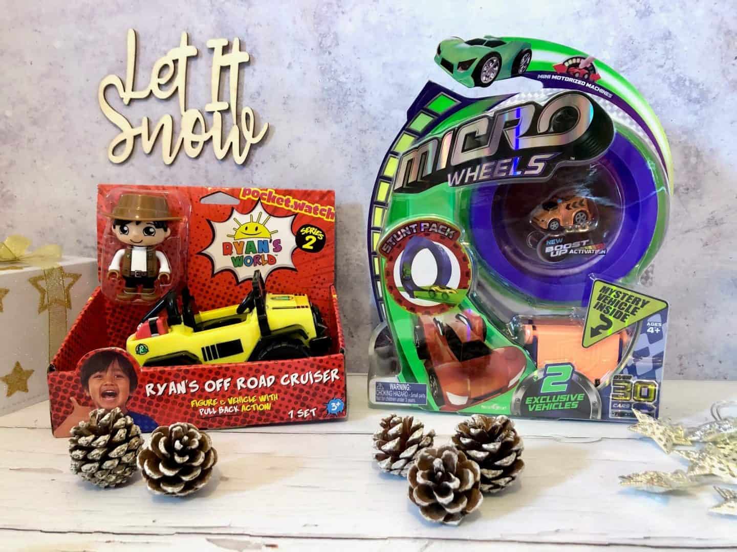 Micro Wheels Stunt Pack and Ryan's World Off Road Cruiser