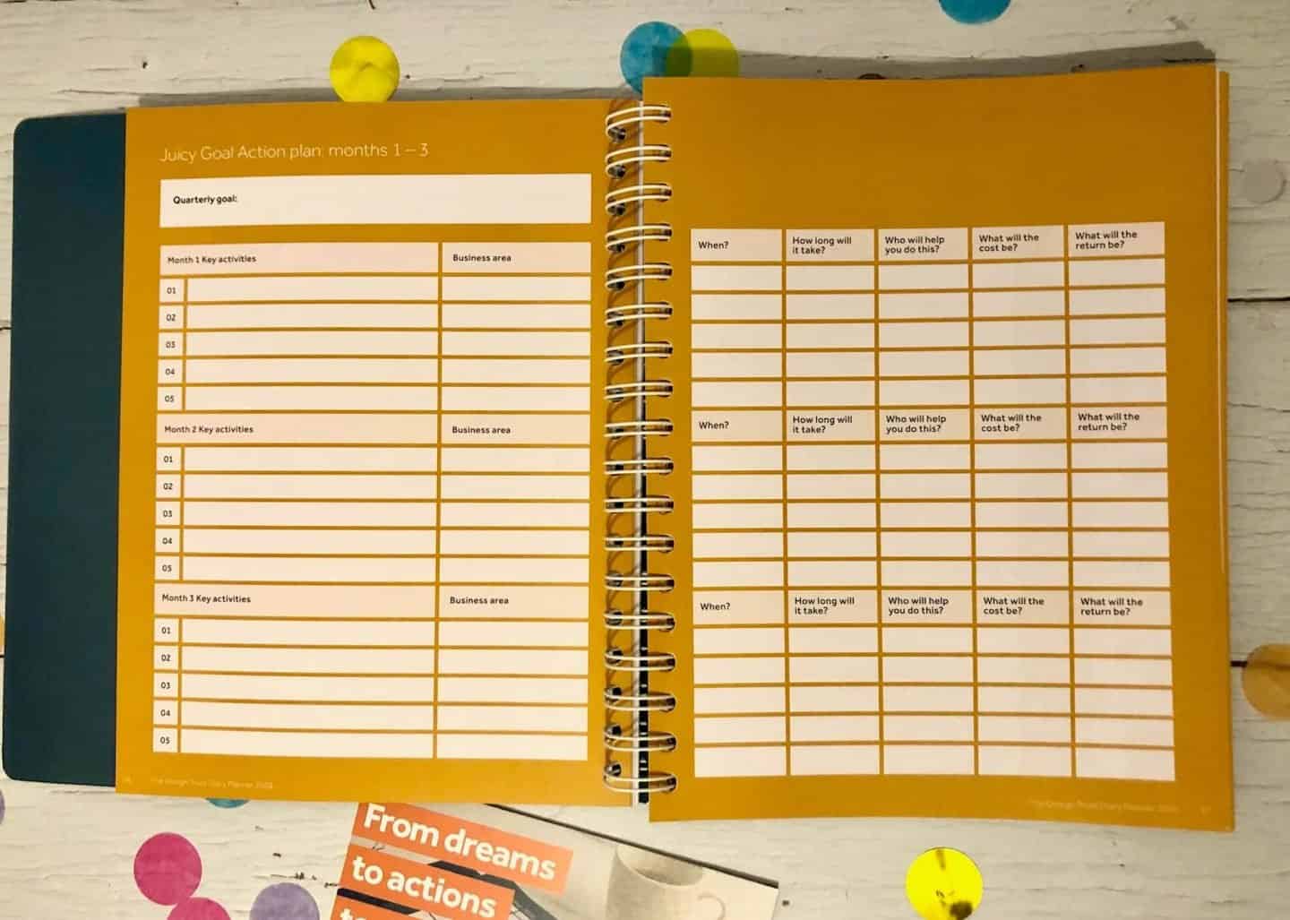 Action Planner - The Diary Planner
