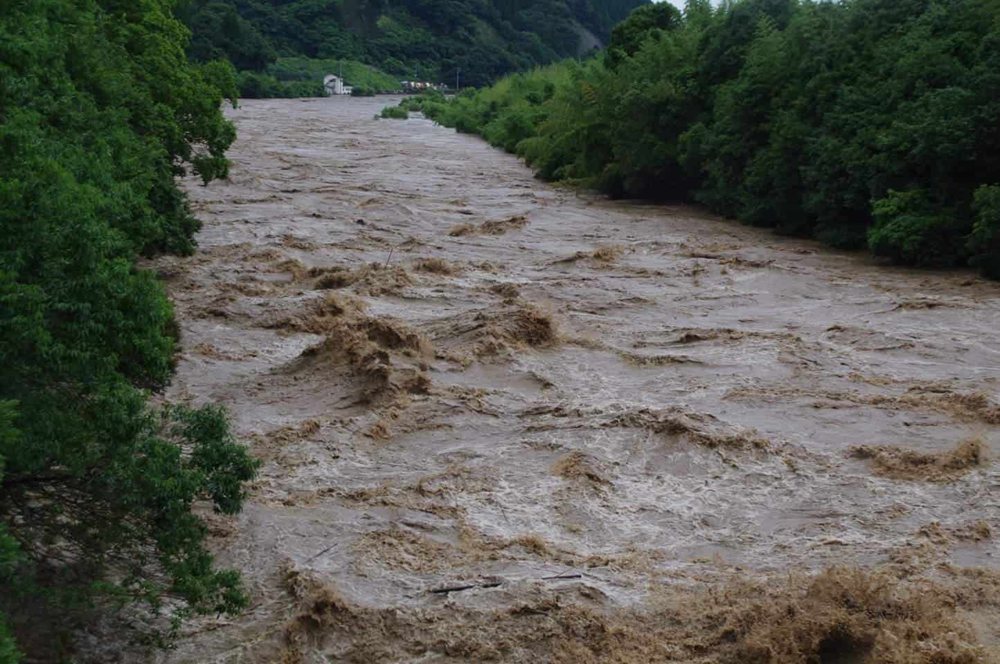 2020年7月4〜5日にかけての鹿児島県内大雨の様子