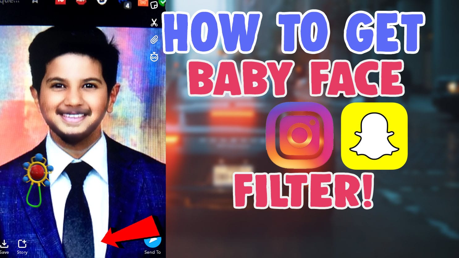 How To Get Baby Face Filter On Tiktok And Instagram Snapchat Salu Network