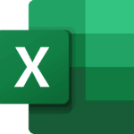 Excel logo: bij handleiding cellen samenvoegen.