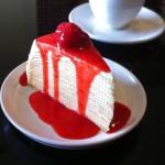 Crepe Cake with Strawberries