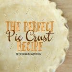 The perfect pie starts with the perfect pie crust. This Perfect Pie Crust Recipe is super easy and delectably flaky. #piecrust #baking #recipes #pierecipe #applepierecipe #applepie #Thanksgivingtable #holidaybaking #holidayrecipes #TheFarmGirlGabsThanksgiving