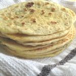 Toasted Sesame and Garlic filled Naan