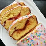 Glazed Strawberry Jam Loaf