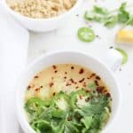 Pressure Cooker Soul Soothing Coconut Cabbage Soup is a warm, calming bowl of love