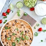 Instant Pot Mexican Inspired Healthy Crack Chicken in a bowl