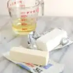 Butter, shortening and oil can all be used in cake batter