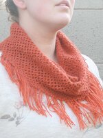 Free pattern for a light spring cowl to compliment any outfit.