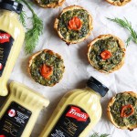 Mini Salmon Spinach Quiches