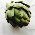 Fresh Artichoke before cooking it.