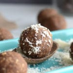 Vegan Coconut Coffee Protein Balls