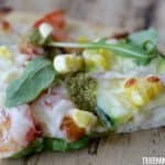 This delicious Sweet Corn Vegetable Flatbread made with fresh corn from Florida makes the perfect snack, meal or party dish!
