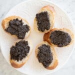 olive spread on french bread