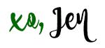 xo Jen signature