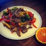 Orange Beef Stir Fry - Quick and easy stir fry recipe, perfect main dinner recipe. This orange beef stir fry is incredibly tasty! Amateurchef.co.uk