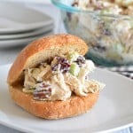 Cranberry Walnut Chicken Salad
