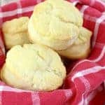 Two Ingredient Homemade Cream Biscuits