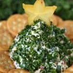 Christmas Tree-Shaped Cheese Ball