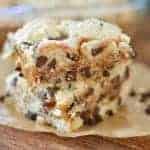 Chocolate Chip Caramel Butter Bars