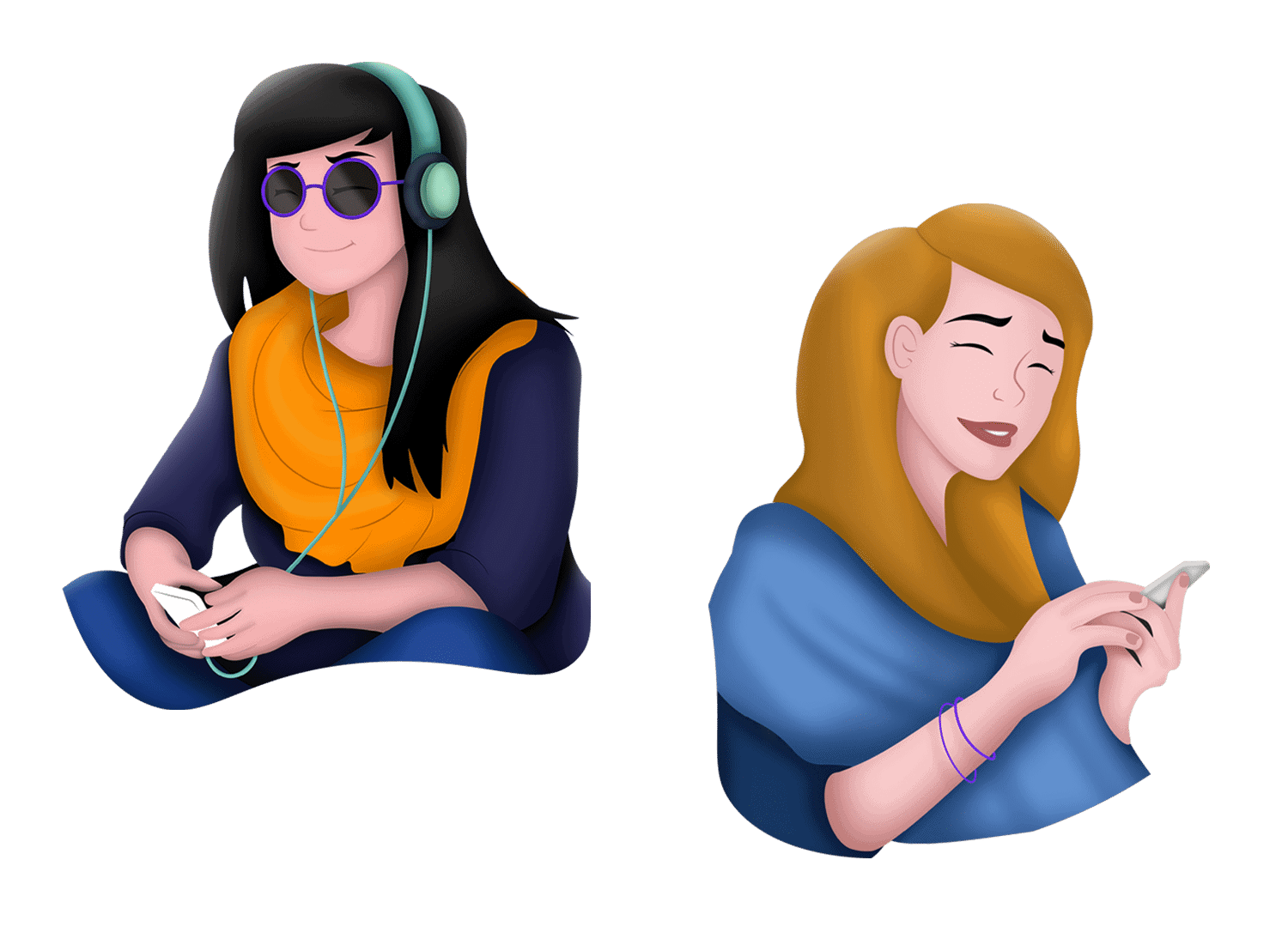 Singers practicing with the Harmony Helper app
