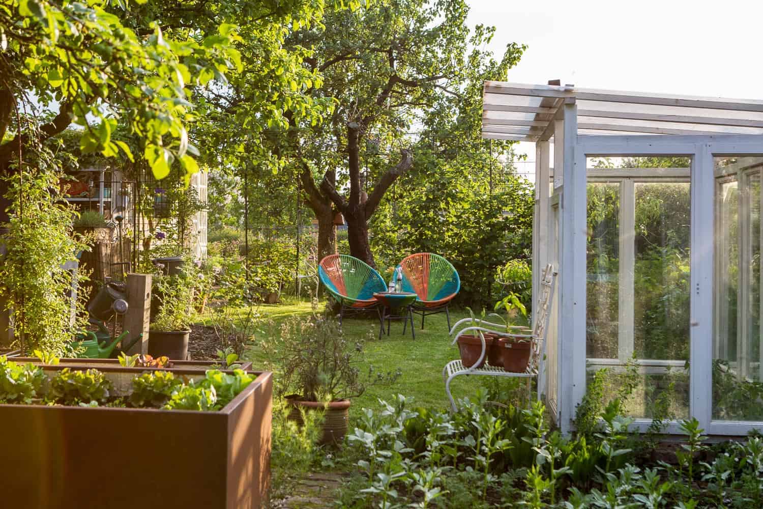 Unser Garten Vorher Nachher Blumen Kohl Rock N Roll
