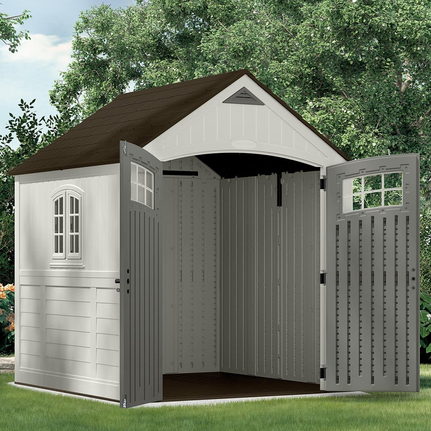 Suncast Cascade Shed with Plastic Windows