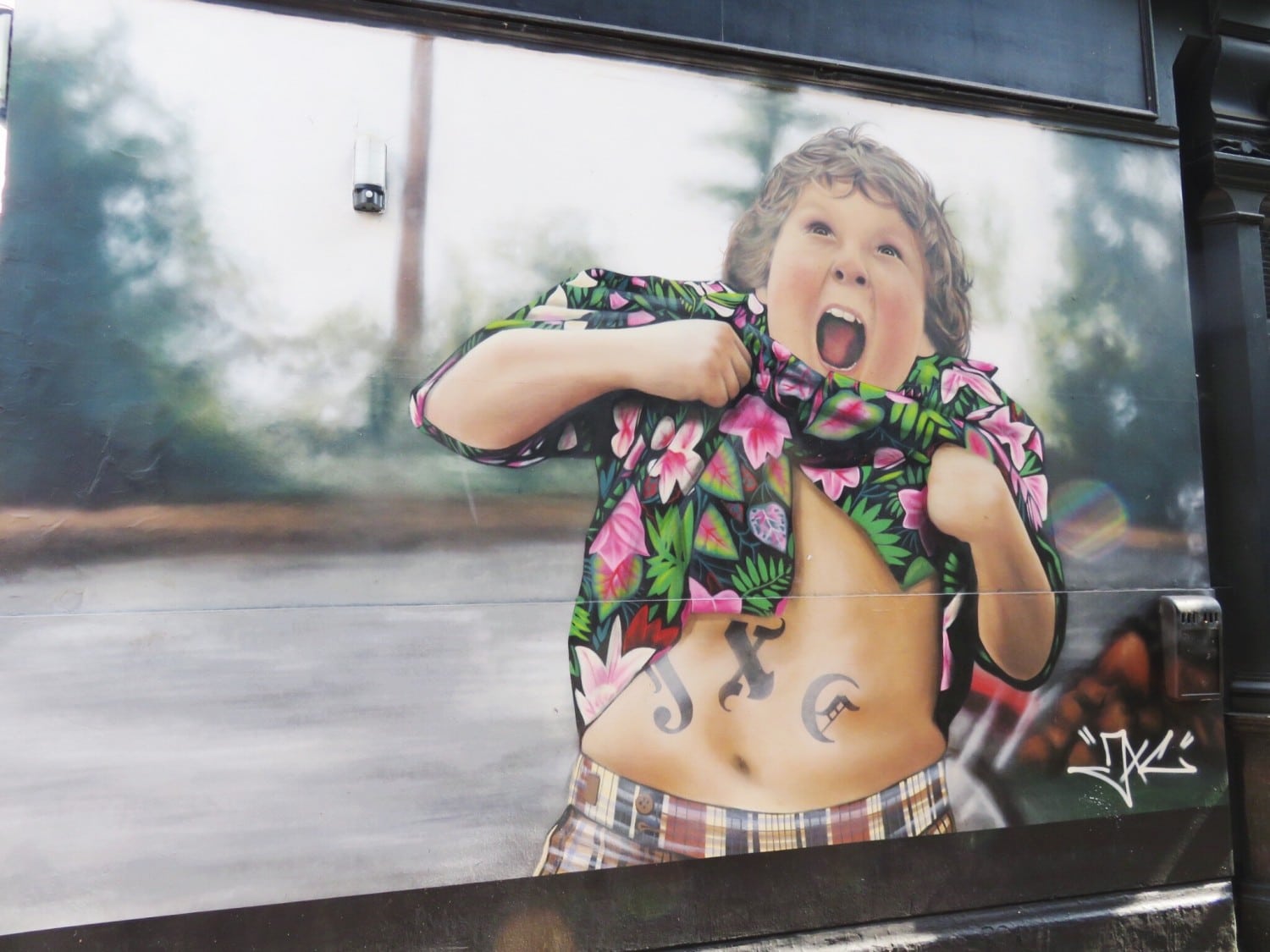 Chunk Street Art The Goonies Camden JXC