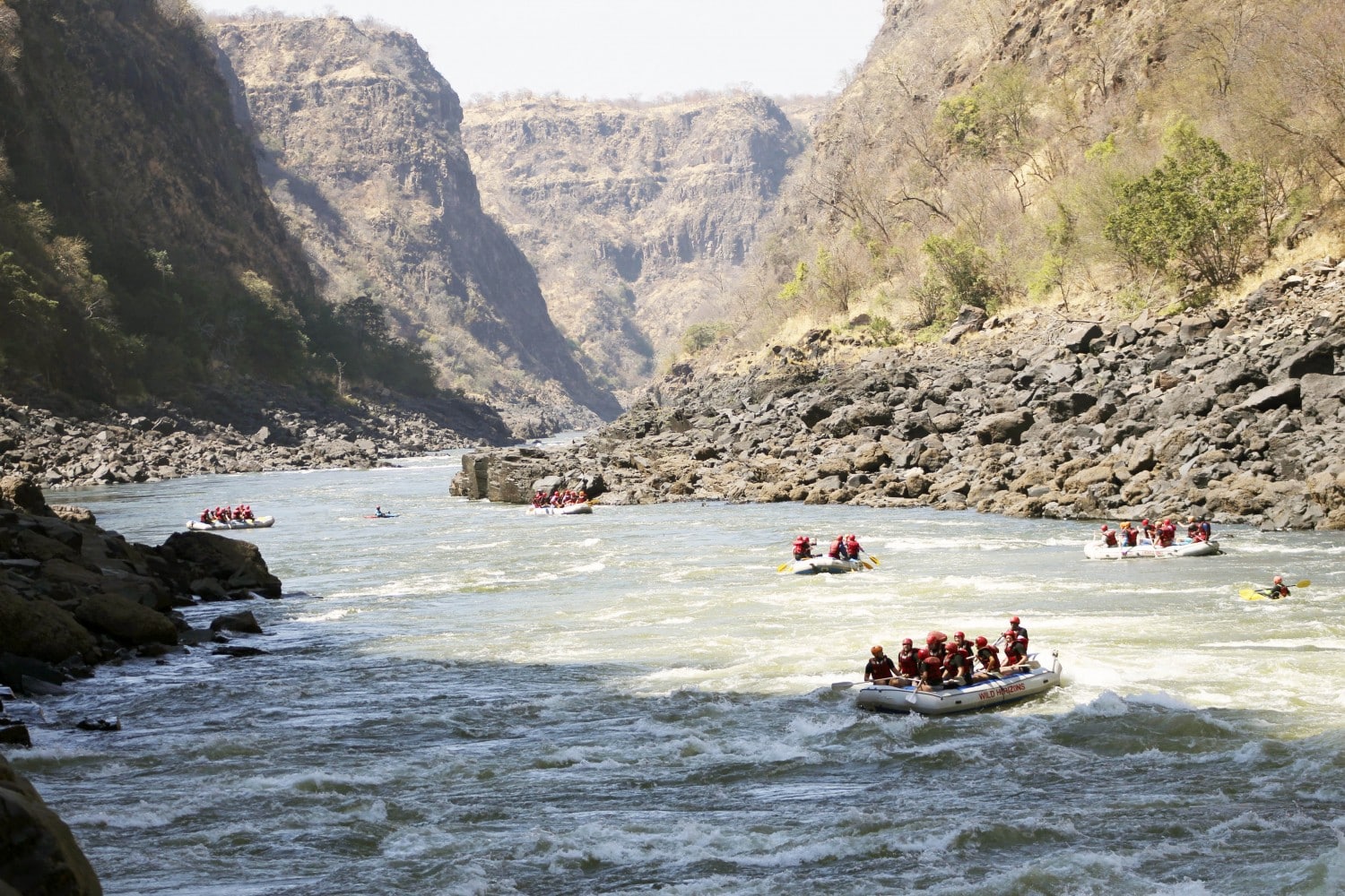 White Water rafting adventure Zimbabwe
