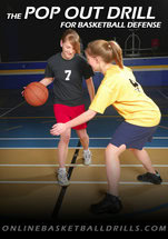 basketball team defense pop out