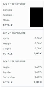 Fattura 24; resoconto sull'iva trimestrale