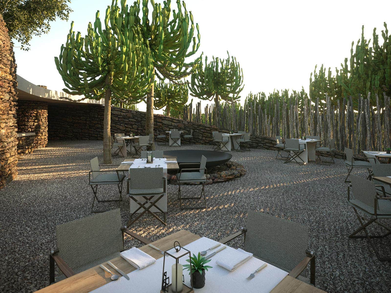 Mashatu Euphorbia Villas Boma Dining