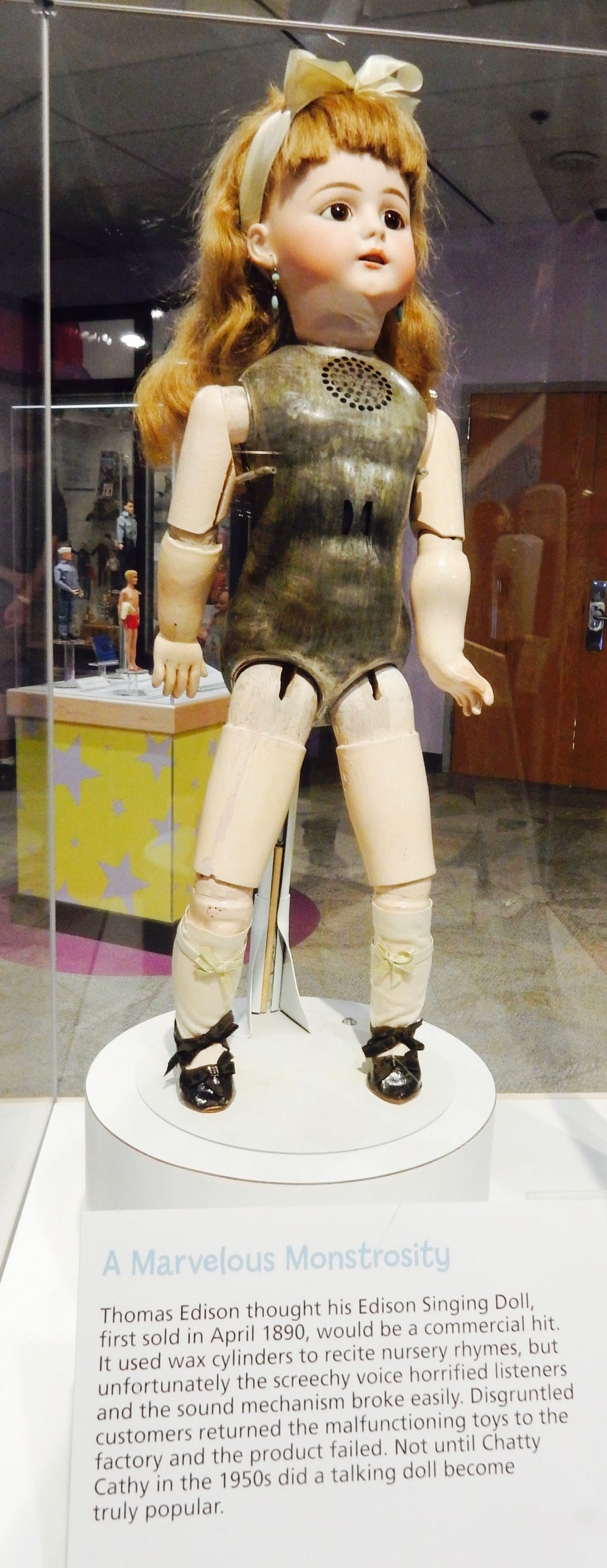 Thomas Edison 1890 Singing Doll Strong Museum Rochester NY