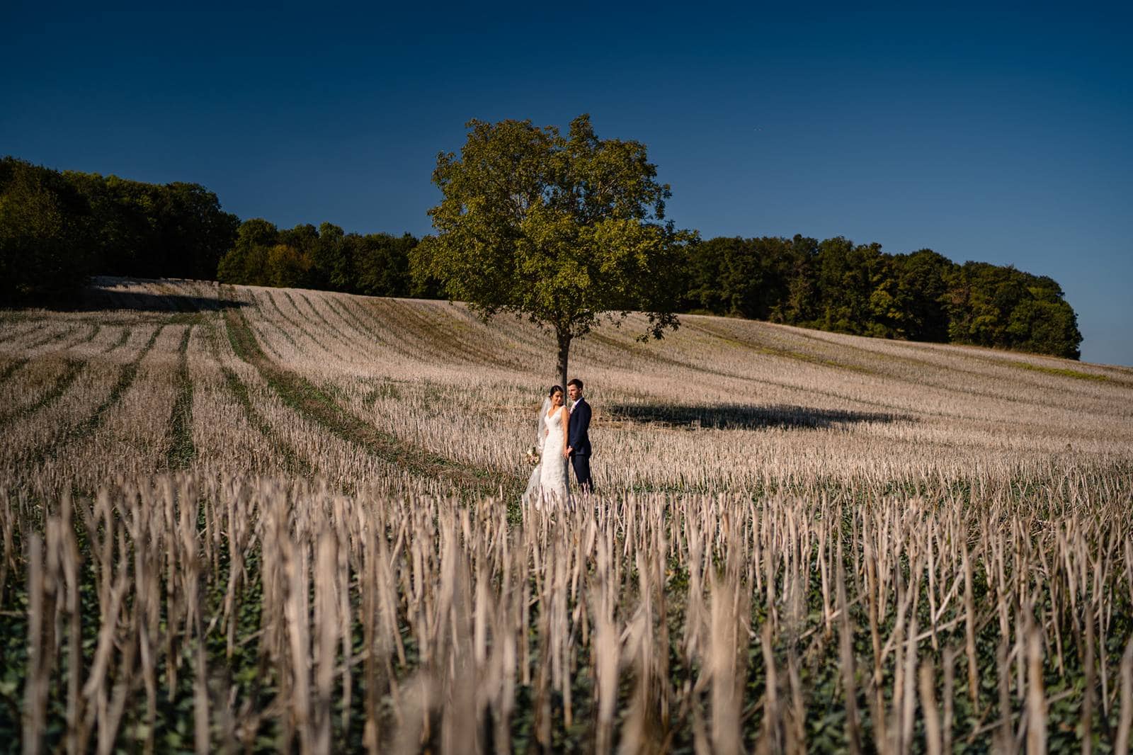 L'aperçu du mariage religieux à Gasny en Normandie de C+Q puis à La Grange de Fontenay. Drone et Fumigène inclus ! Alexandre Roschewitz Photographe Mariage.