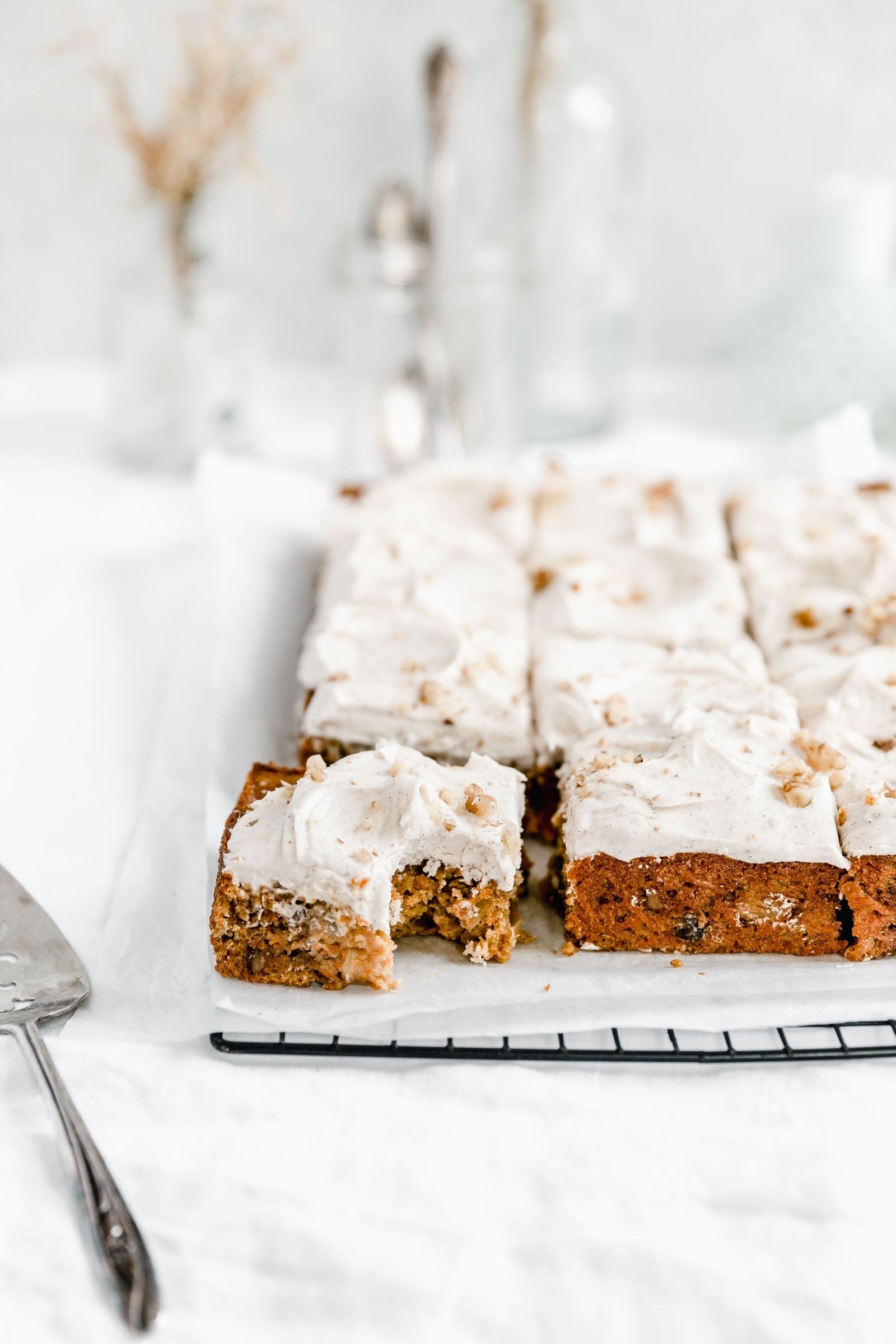 Carrot Sheet Cake with Chai Cream Cheese Frosting Broma Bakery