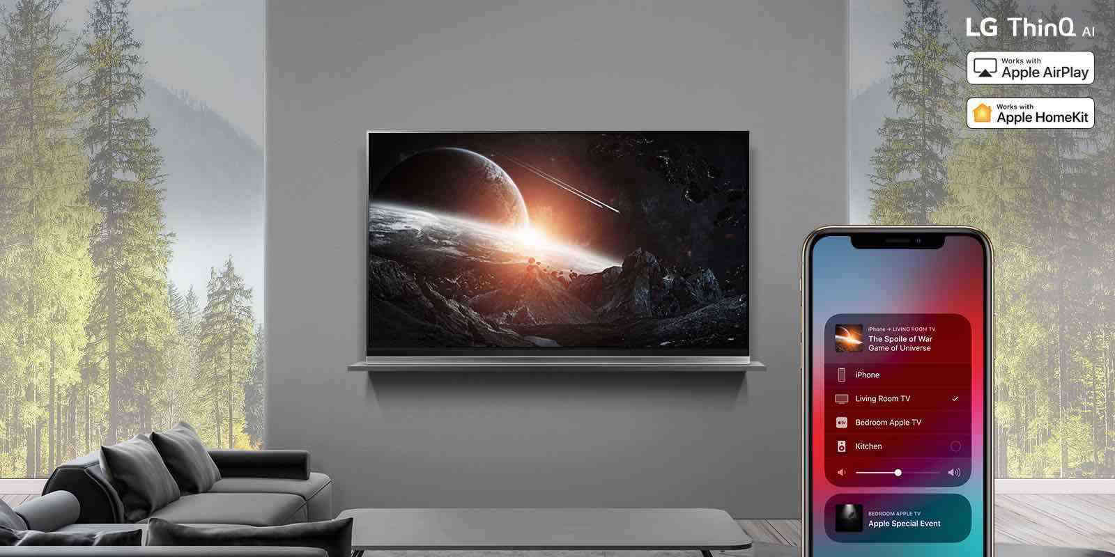 Televizory LG se dočkají důležité aktualizace. Podporují AirPlay 2 a HomeKit