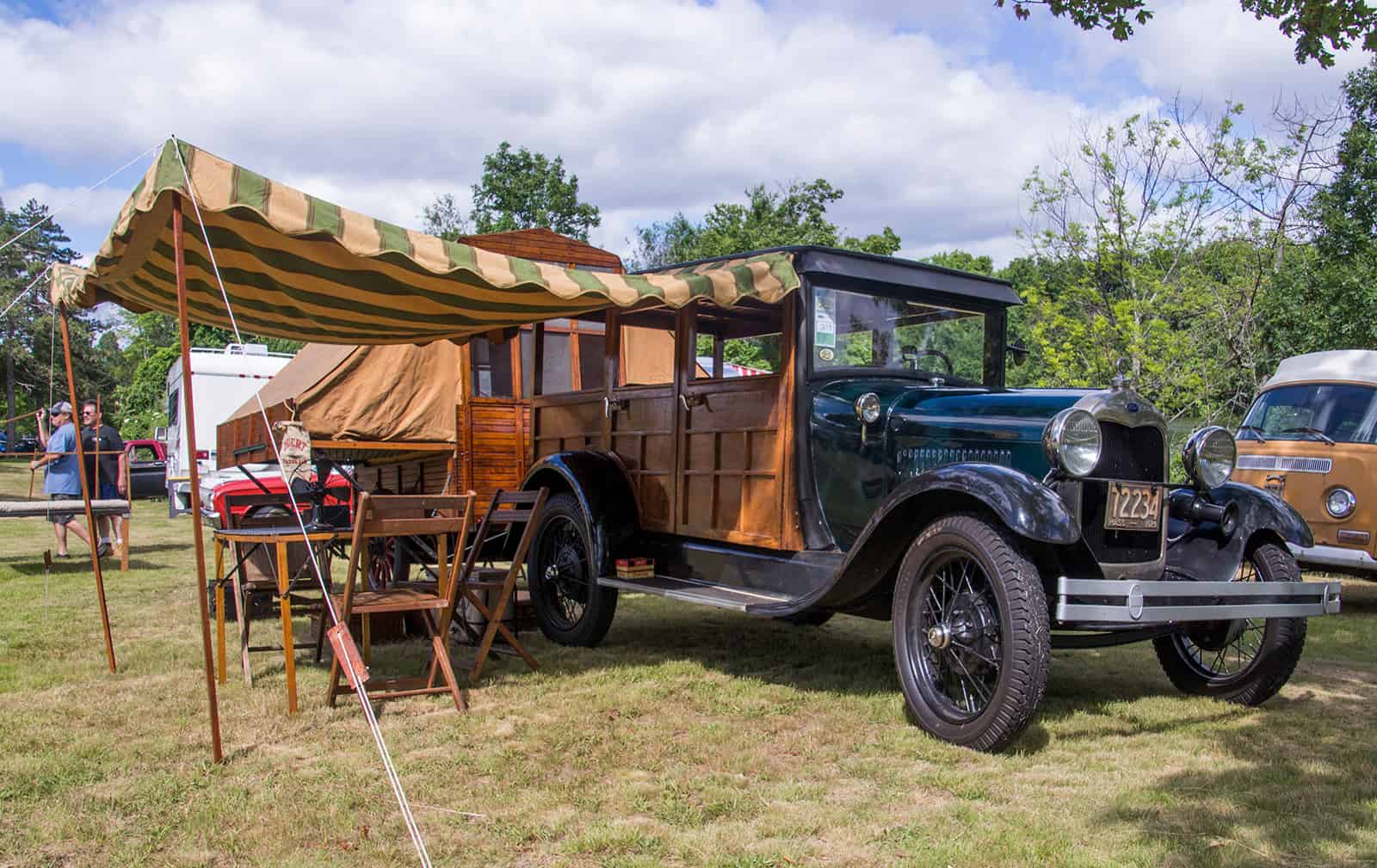 2016 Cars of Summer 1929 Ford Model A Station Wagon - Woody Camping Rig