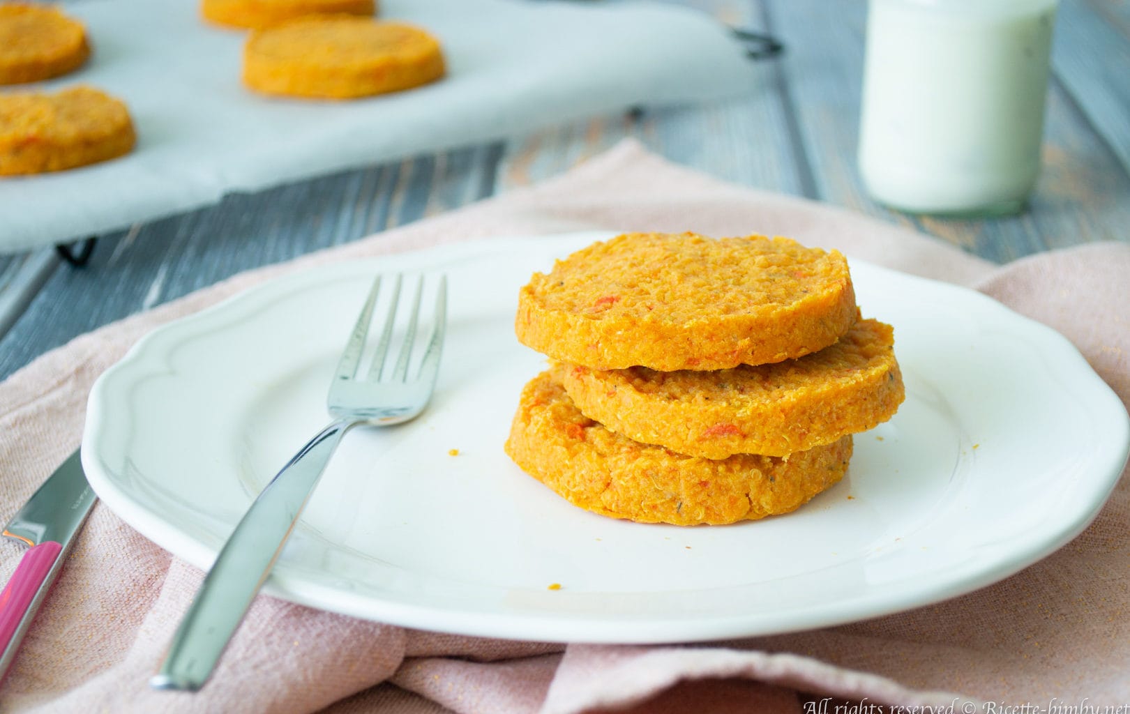 Burger di quinoa e lenticchie rosse Bimby • Ricette Bimby