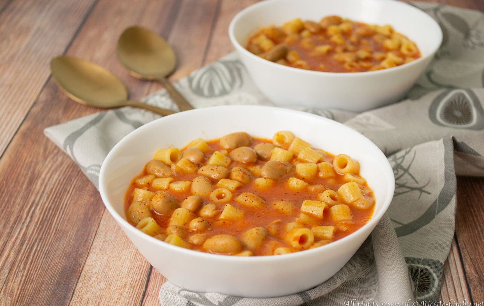Pasta e fagioli Bimby • Ricette Bimby