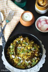 Maharashtrian Tondli Bhaat Recipe with Goda masala