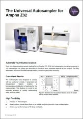 Amphasys_Autosampler for Ampha Z32 Impedance Flow Cytometer